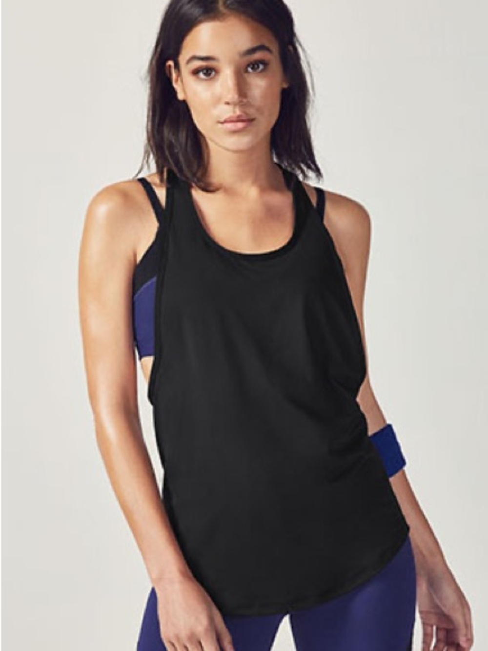 Fabletics Black Women's Racerback Tank Top
